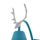 Бра "Олень" 1хE27 40Вт голубой 22х12х34,5 см - Фото 4