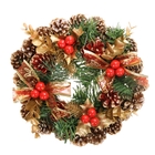Венок новогодний d-23 см "Зимние ягодки" - фото 63024930