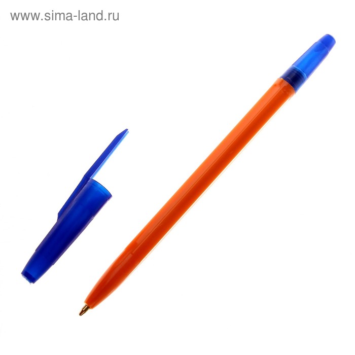 Ручка шариковая «Стамм», «Оптима», ORANGE, узел 1.0 мм, чернила синие на масляной основе, стержень 131 мм - Фото 1