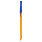 Ручка шариковая «Стамм», «Оптима», ORANGE, узел 1.0 мм, чернила синие на масляной основе, стержень 131 мм - Фото 4