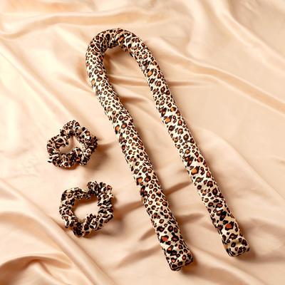 Ободок для создания локонов "Скарлет" 90х3 см, леопард