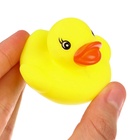 Резиновые игрушки для ванны Крошка Я «Мыльница: Цветные уточки», 13,5 см, с пищалкой, в наборе 4 шт. - Фото 7