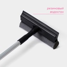 Щётка для окон Доляна, телескопической ручка 60(97) см, водосгон 20 см, насадка из поролона 20×8 см - Фото 4