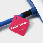 Щётка для окон Доляна, телескопическая ручка 49(75) см, водосгон 20 см, насадка поролон 20 см, синяя - Фото 10