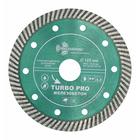 Диск алмазный отрезной TRIO-DIAMOND, Turbo PRO, сплошной, сухой/мокрый рез, 125 х 22 мм - фото 298498978