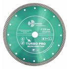 Диск алмазный отрезной TRIO-DIAMOND, Turbo PRO, сплошной, сухой/мокрый рез, 230 х 22 мм - фото 298498979