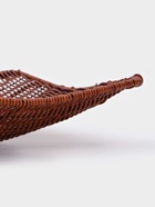 Корзинка для фруктов и хлеба Доляна «Огайо», 31×31×8.5 см, квадратная, пластик, плетёная, коричневая - Фото 7