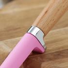 Лопатка с прорезями Доляна «Стелла», 29 см, цвет розовый - Фото 3