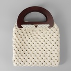 Ручки для сумки деревянные, 10×17 см, 2 шт., тёмно-коричневые - Фото 3