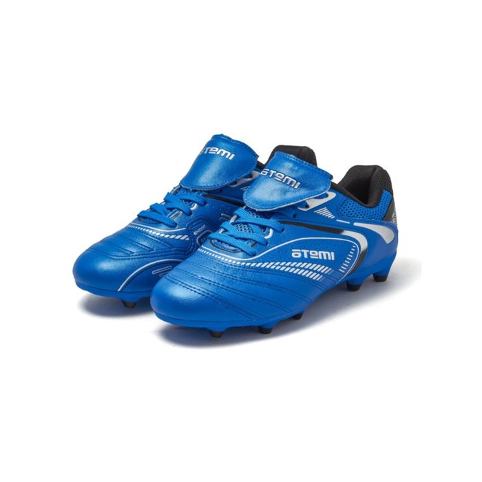 Бутсы футбольные Atemi SD300 MSR, синтетическая кожа, цвет голубой, размер 43