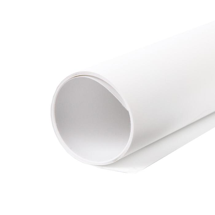 Фон пластиковый PVC PRO, 100×120 см, цвет белый - Фото 1