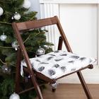Сидушка на стул "Этель" Merry Christmas 42х42см, 100% хлопок, саржа 190 г/м2 - фото 319720788
