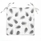 Подушка на стул «Этель» Merry Christmas, 42×42 см, 100% хлопок, саржа 190 г/м² - Фото 2