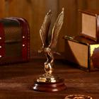Сувенир "Степной орёл" латунь 7,5х7,5х17,5 см - фото 4771802