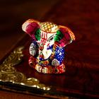 Сувенир "Мудрый слон"алюминий 4,5х4х2 см - фото 1431919