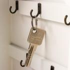 Ключница дерево "Домик - Кофе и чай" 28,5х22х6 см - фото 27992029