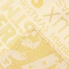 Скатерть Этель «Новый год: Merry xmas» цвет золотой, 142*110 +/-3 см, 115 ±10 гр, 100% п/э - Фото 4