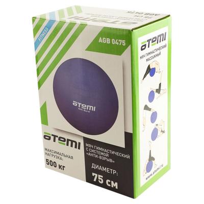 Фитбол Atemi AGB0475, антивзрыв, d=75 см