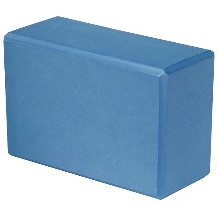 Блок для йоги Atemi AYB02BE, 228x152x76, цвет голубой - Фото 1