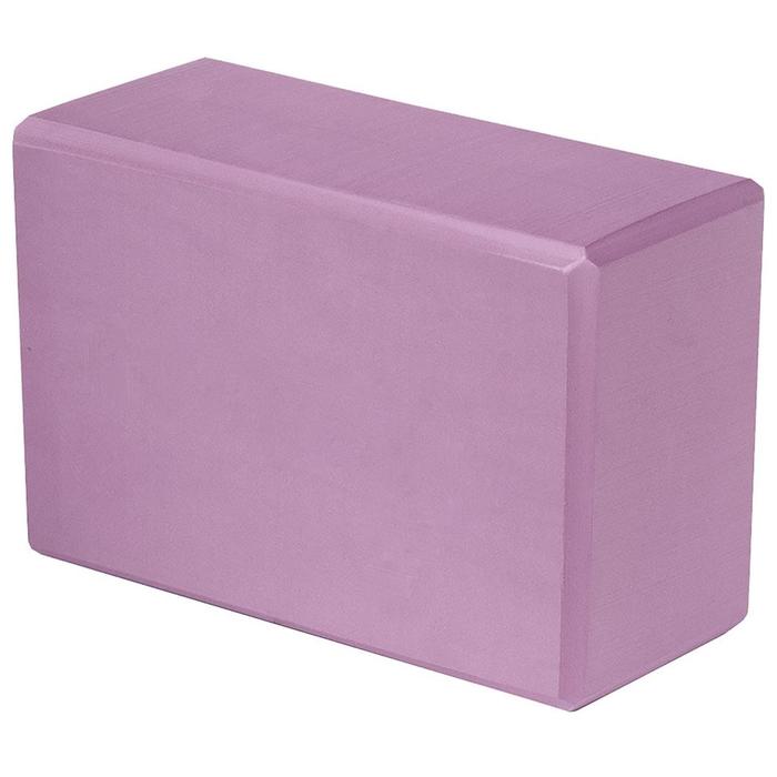 Блок для йоги Atemi AYB02P, 228x152x76, цвет розовый - Фото 1
