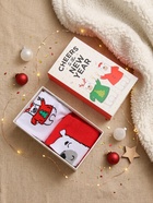 Носки женские новогодние KAFTAN «Мишка», набор 2 пары, размер 36-39 (23-25 см) - Фото 1