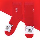 Набор новогодних женских носков KAFTAN "Мишка" р. 36-39 (23-25 см), 2 пары - Фото 3