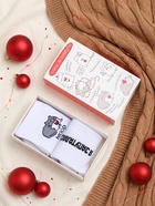 Носки женские новогодние KAFTAN «Киса», набор 2 пары, размер 36-39 (23-25 см) - Фото 1