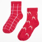 Набор новогодних женских носков KAFTAN "Xmas" р. 36-39 (23-25 см), 2 пары - Фото 4