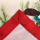 Дорожка новогодняя на стол «Этель» Noble Christmas 40×147 ±5 см, 100% хл, саржа 190 г/м² - Фото 7