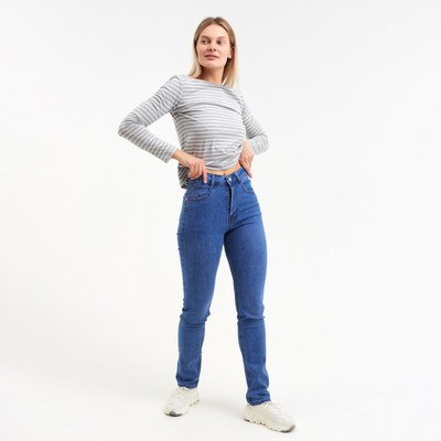 Джинсы женские, цвет голубой, размер 30