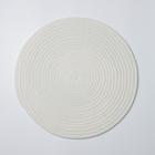 Салфетка сервировочная на стол Доляна «Гипноз», d=38 см, сине-белая - Фото 4