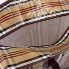 Сумка хозяйственная SHER на молнии, 73 л, 53×29×48 см, бежевая/коричневая - Фото 4