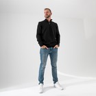 Кардиган мужской SL, 46, чёрный 7012147