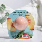 Бомбочка для ванны, 130 г, аромат персика, BEAUTY FOOD 6942785