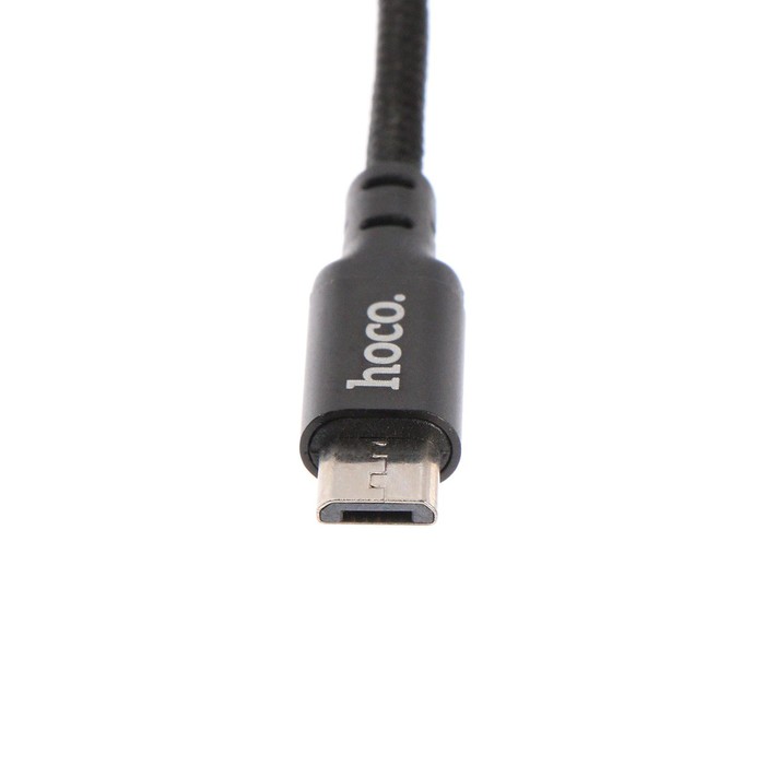 Кабель Hoco X14 Times Speed, microUSB - USB, 2 А, 1 м, черный - фото 51453962