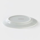 Тарелка керамическая десертная Доляна «Мадонна», d=19 см, цвет белый - Фото 3