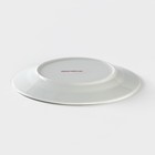 Тарелка керамическая пирожковая Доляна «Мадонна», d=17,5 см, цвет белый - Фото 3