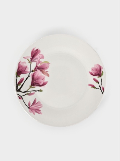 Десертная тарелка Доляна «Сакура», d=19 см, керамика, белая