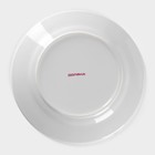 Тарелка керамическая обеденная Доляна «Сакура», d=23 см, цвет белый - Фото 4