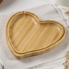 Блюдо для подачи Доляна «Цветение», d=19,5 см, бамбук - Фото 3