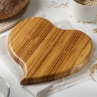 Менажница Доляна «Цветение», 2 секции, d=26 см, бамбук - фото 8237551