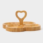 Менажница Доляна «Вертиго», 19.5×19.5 см, бамбук - Фото 4