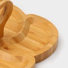 Менажница Доляна «Вертиго», 19.5×19.5 см, бамбук - Фото 7