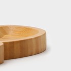 Менажница Доляна «Вертиго», 19.5×19.5 см, бамбук - Фото 8