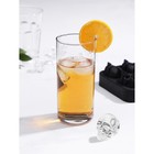 Форма для льда «Череп», силикон, 11×8×4.5 см, 4 ячейки (4.4×2.7 см), чёрная - Фото 3