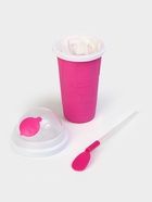 Стакан для мороженого, слаш стакан Доляна «Мэджик», 21×11×11 см, силикон, розовый - Фото 3