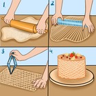 Набор для моделирования кондитерских украшений «Сетка», 2 шт 7092407