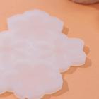Форма для леденцов «Цветочки», силикон, 14×12×0,7 см, 6 ячеек, цвет белый - Фото 3