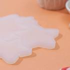 Форма для леденцов новогодняя Доляна «Звёзды», силикон, 15.5×13.5×0.7 см, 6 ячеек, прозрачная - Фото 3