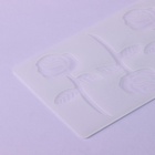 Форма для шоколада «Розы», силикон, 3 ячейки, 19×12.5×0.1 см, прозрачная - Фото 2